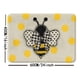 thumbnail image 3 of 1pc Non-Slip Polka Dot Bee Bathroom Mat - Absorbent and Decorative - Perfect for Bathroom, Living Room, Bedroom, and Outdoor Use - 16x24inch/20x31inch, 3 of 5