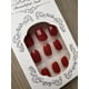 thumbnail image 2 of Uñas Press-on Adhesivas Cortas Redondeada 24pcs Postizas Reutilizable Rojo Clásico, 2 of 7