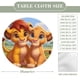 thumbnail image 2 of El Rey León Simba theme Fitted Round Tablecloths Elastic Edged Table Covers Waterproof Table Cloth For Kitchen Holiday Party Tables Decor 120cm, 2 of 6