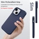 thumbnail image 3 of Funda de teléfono EUMADOVE para iPhone 13/14 de silicona, color azul medianoche, 3 of 9
