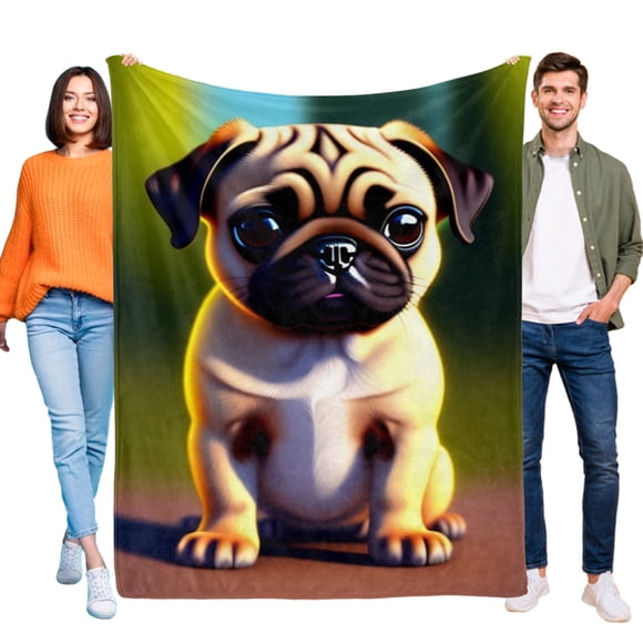 Manta de Franela Desmarcar Diseño Carlino 100x130cm