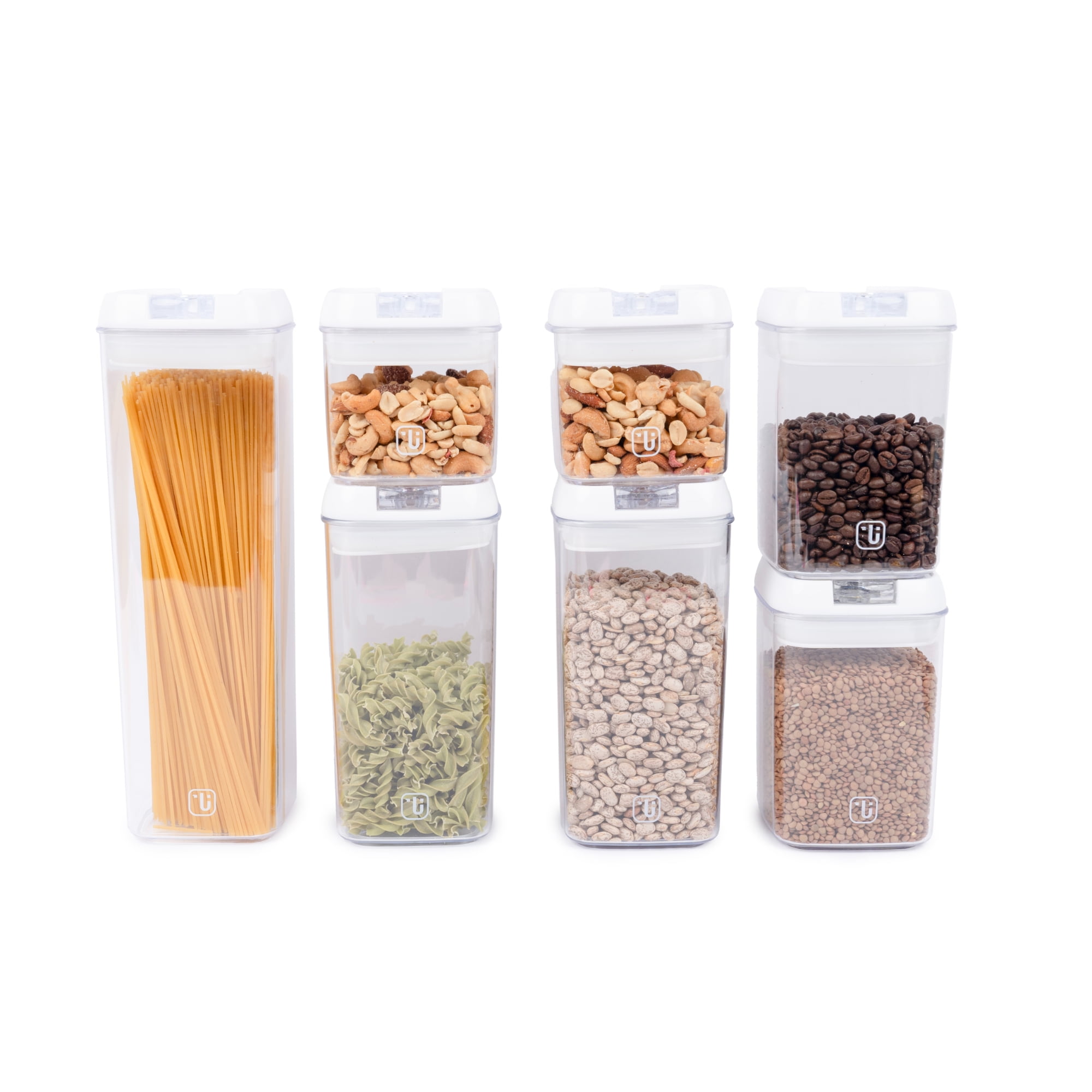 Set De 7 Contenedores Herméticos Plástico Simplit