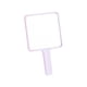 thumbnail image 4 of Espejo De Mano Con Mango Pequeño Espejo De Maquillaje Para Novia Dormitorio Niñas Violeta Claro, 4 of 5