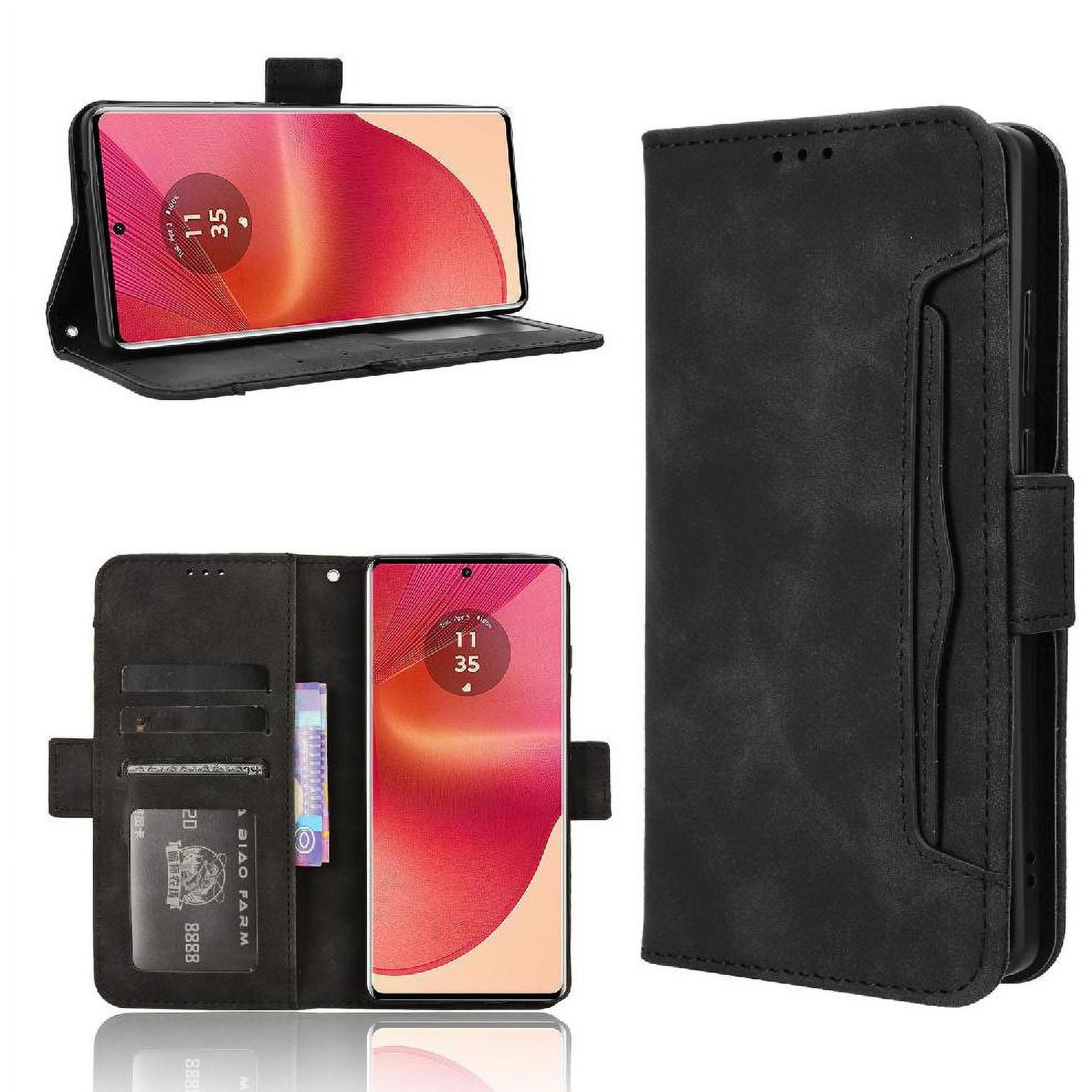 Funda Tipo Billetera Foxdock Para Motorola Moto Edge 50 Fusion 5g – Tapa Flip Con Tarjetero