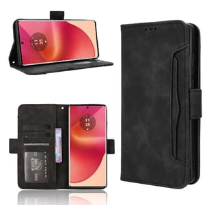 Funda Tipo Billetera Foxdock Para Motorola Moto Edge 50 Fusion 5G – Tapa Flip Con Tarjetero