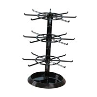 Ioensy - Organizador Colgante De Pulseras Giratorio De 3 Capas Para Guardar Relojes Y Pulseras, Color Negro