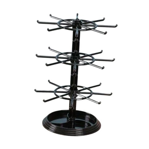 Ioensy - Organizador Colgante De Pulseras Giratorio De 3 Capas Para Guardar Relojes Y Pulseras, Color Negro