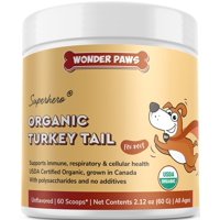 Suplemento Wonder Paws Con Forma De Hongo De Cola De Pavo Orgánico Para Perros