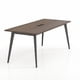 thumbnail image 2 of Mesa de Reunión Oficina 200x100 cms Color Java (gris) - Estructura Metálica Gris, 2 of 2