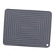 thumbnail image 1 of Alfombrilla de silicona para platos, soporte para calientes a prueba de agua, aislamiento térmico 45x40cm de secado de utensilios , gray gris, 1 of 5