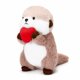thumbnail image 1 of Peluche Riuhot Nutria 25 cm con Corazón Rojo, 1 of 7