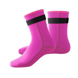Ioensy - Calcetines De Buceo Con Correa De Ajuste Calcetines De Agua Flexibles Hombres Mujeres Calcetines De Natación Xxs Rosa