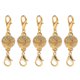 thumbnail image 2 of 5pcs bola rhinestone langosta cierres magnéticos joyería diy hallazgos de oro, 2 of 3