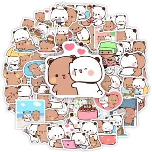 Estoykuku - Set Stickers Calcomonias Ositos Cute Bubu Y Dudu