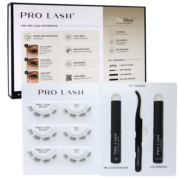 Kit de extensiones de pestañas Pro Lash ProWear Starter Clusters