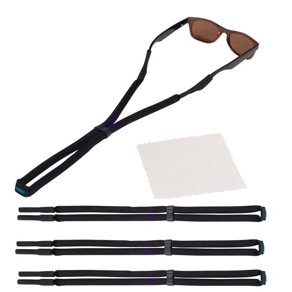 Correas flotantes para gafas de sol Sidelinx (paquete de 3) con paño de limpieza