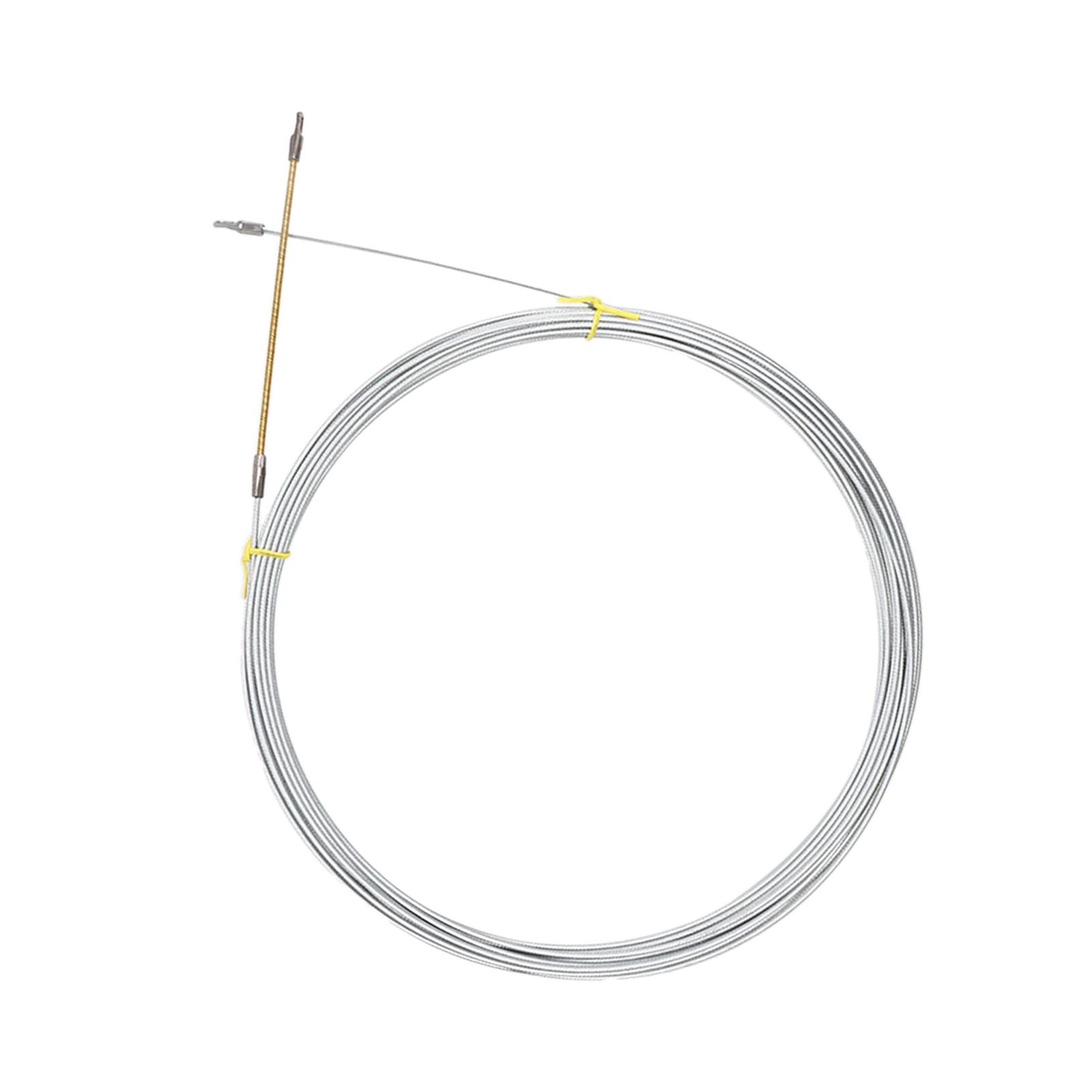 Magideal - Enhebrador De Alambre Eléctrico, Herramienta De Trefilado Profesional De Acero Portátil, Accesorio De Cinta De Pescado Para Tuberías De Suelo , 10M