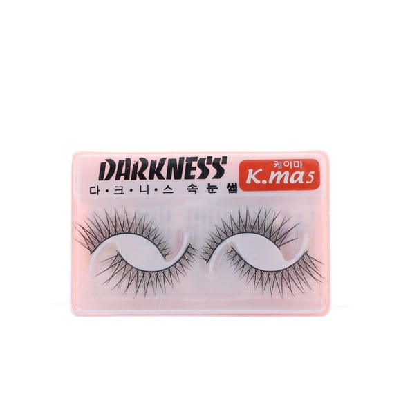 Pestañas postizas Darkness K-ma 5 de máxima calidad con pegamento x2