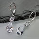 thumbnail image 1 of Long Luxury Gemstone Shimmering Zircon Earrings Drop-shaped Zircon Earrings Stylish Charm Temperament, 1 of 2