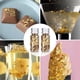 thumbnail image 2 of Hoja de oro comestible, 2 botellas de copos de hoja de oro, adornos para cupcakes, pasteles, chocolates y decoración de alimentos., 2 of 7