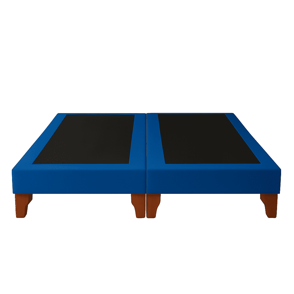 Ethan Desing - Base De Cama 2 Plazas Azul Francia
