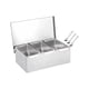 thumbnail image 3 of Caja Organizadora De Condimentos, Botes De Especias Desmontables Con Tapa, Tarro De Condimentos Para Barra, 3 Rejillas, 3 of 5