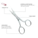 thumbnail image 4 of Tijeras Cutex 9,5 cm Rectas para Costura y Bordado, 4 of 7