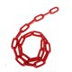 thumbnail image 1 of Columpio De Columpio De Cadena De Columpio De Hierro Recubierto De Plástico Suave Duradero Accs 1.2M Rojo, 1 of 3