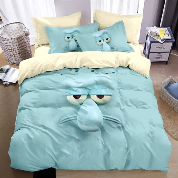 Cartoon Cute 3d Character Printed SquarePant Bedding Sets Duvet Cover Set AU EU US Twin Full Queen King Super King Size Bed Sheets