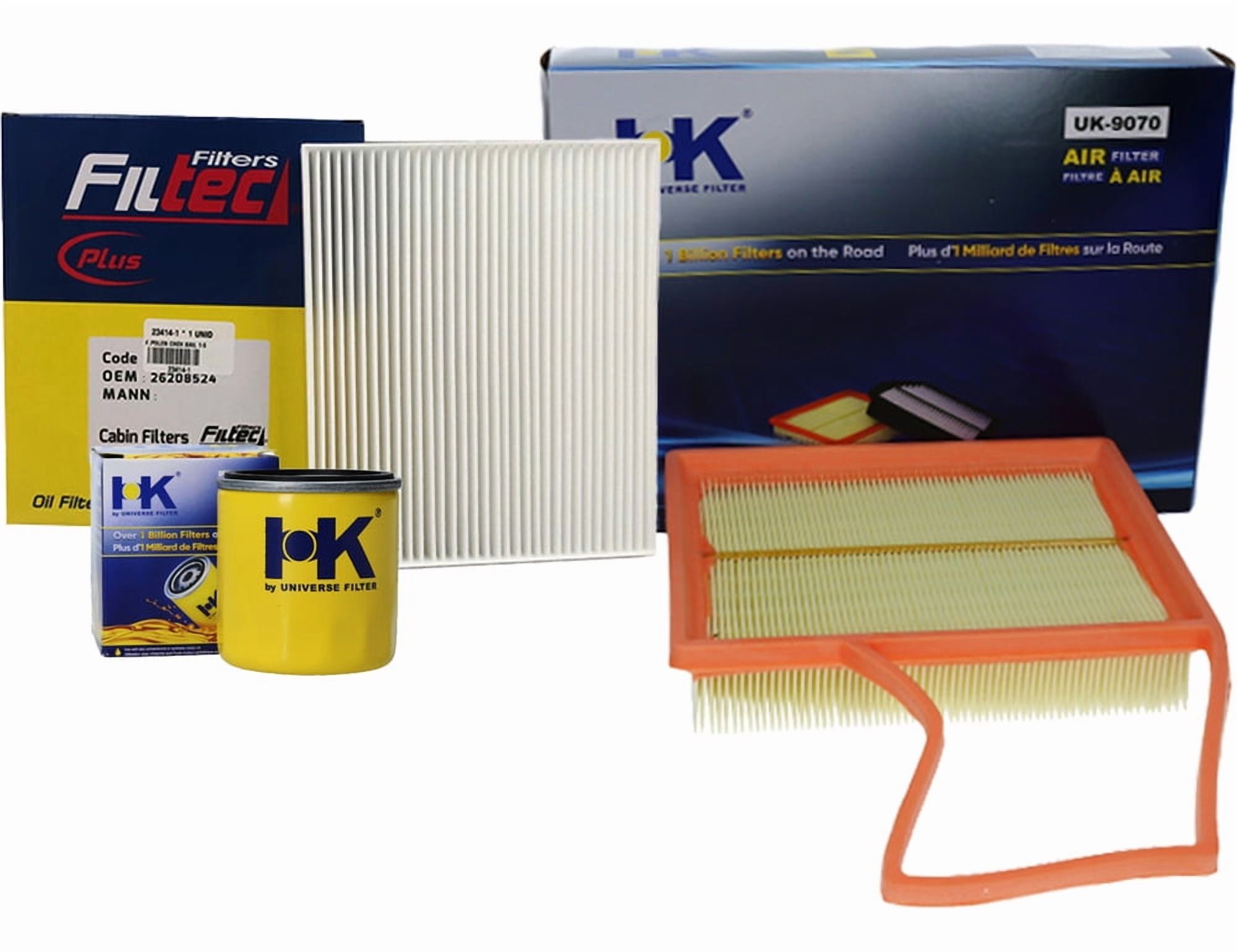 Repuestos Del Sol - Kit Filtro Para Chevrolet Sail 1 5 L2B 2016 2023