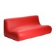 thumbnail image 1 of Sofa Komodo 3 Cuerpos Pu Rojo, 1 of 5
