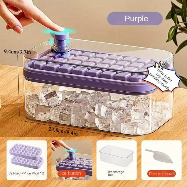 1pc Ice Tray Set, Ice Mold, Easy To Release, Household Kitchen Ice Mold Box, Ice Box