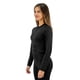 thumbnail image 2 of Primera Capa HW Patagonia Spandex Negro Camiseta Mujer, 2 of 5