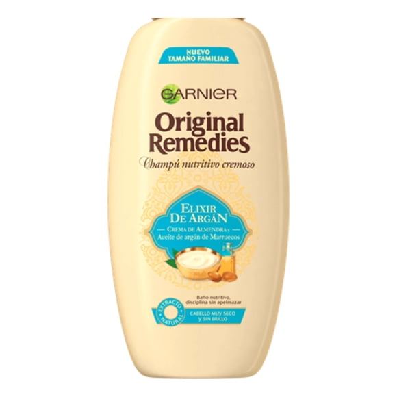 GARNIER ORIGINAL REMEDIES SHAMPOO ELIXIR DE ARGAN DE 300ML