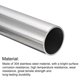 thumbnail image 3 of Uxcell Tubo de Acero Inoxidable 304, Tubo Metálico para Maquinaria Industrial 28mmx1.5mmx300mm 1, 3 of 5