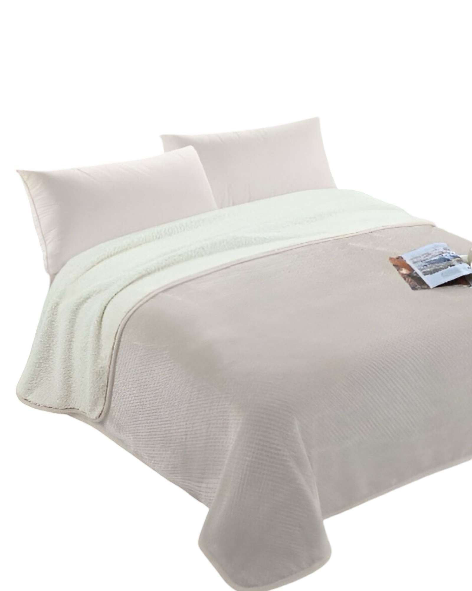 Iii Mussa - Frazada Con Chiporro 2 Plaza 200X230 Beige