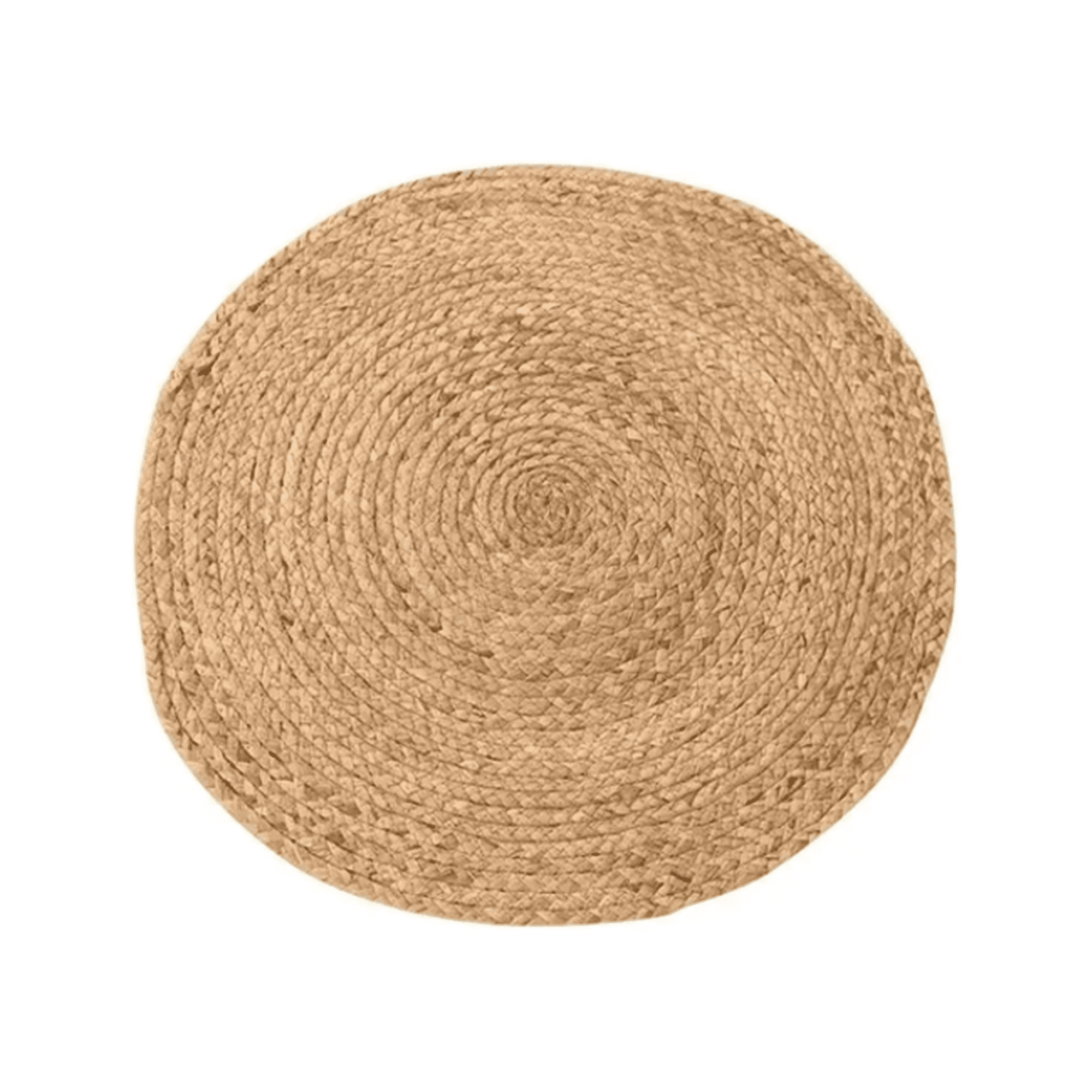 Genérico - Alfombra Redonda Fibra Natural