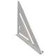 thumbnail image 1 of Regla Triangular de Aleación de Aluminio, Medidores de Estructura de Construcción, Diseño de Medición Ol, Regla de ángulo Cuadrado para Ingeniero Carp Blanco, 1 of 5
