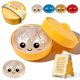 thumbnail image 1 of Caja misteriosa de dumpling squishy con glitter, sin gluten, con vaporera, 1 of 6