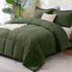 thumbnail image 1 of Juego de Edredón CozyLux King 244 × 249 cm Verde Oliva 3 piezas, 1 of 9