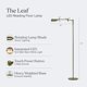 thumbnail image 4 of LÁMPARA Brightech Leaf LED regulable verde oliva, 4 of 9