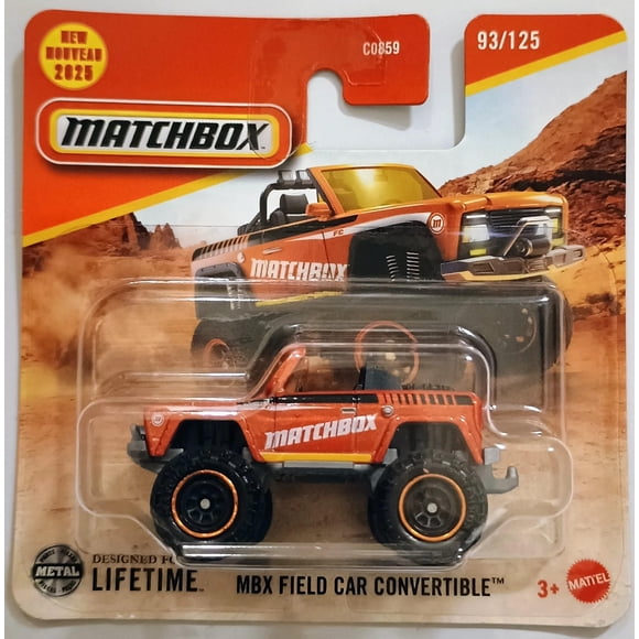 Carro De Juguete Matchbox 2025 Mbx Field Convertible Naranja 93 125