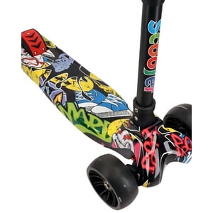 Genérico - Scooter Infantil De 3 Ruedas Con Luces Led Multicolor 02