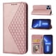 thumbnail image 5 of Funda Flip FOXDOCK para iPhone 12 Pro , Estilo Billetera con Diseño Rombo, Correa de Mano y Soporte, Uso Diario, 5 of 5