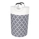 thumbnail image 4 of Cesta de ropa sucia de 82L con asas, cesta de ropa de almacenamiento, bolsa organizadora de ropa sucia plegable, para jardín, cocina, oficina, baño , GRIS, 4 of 5