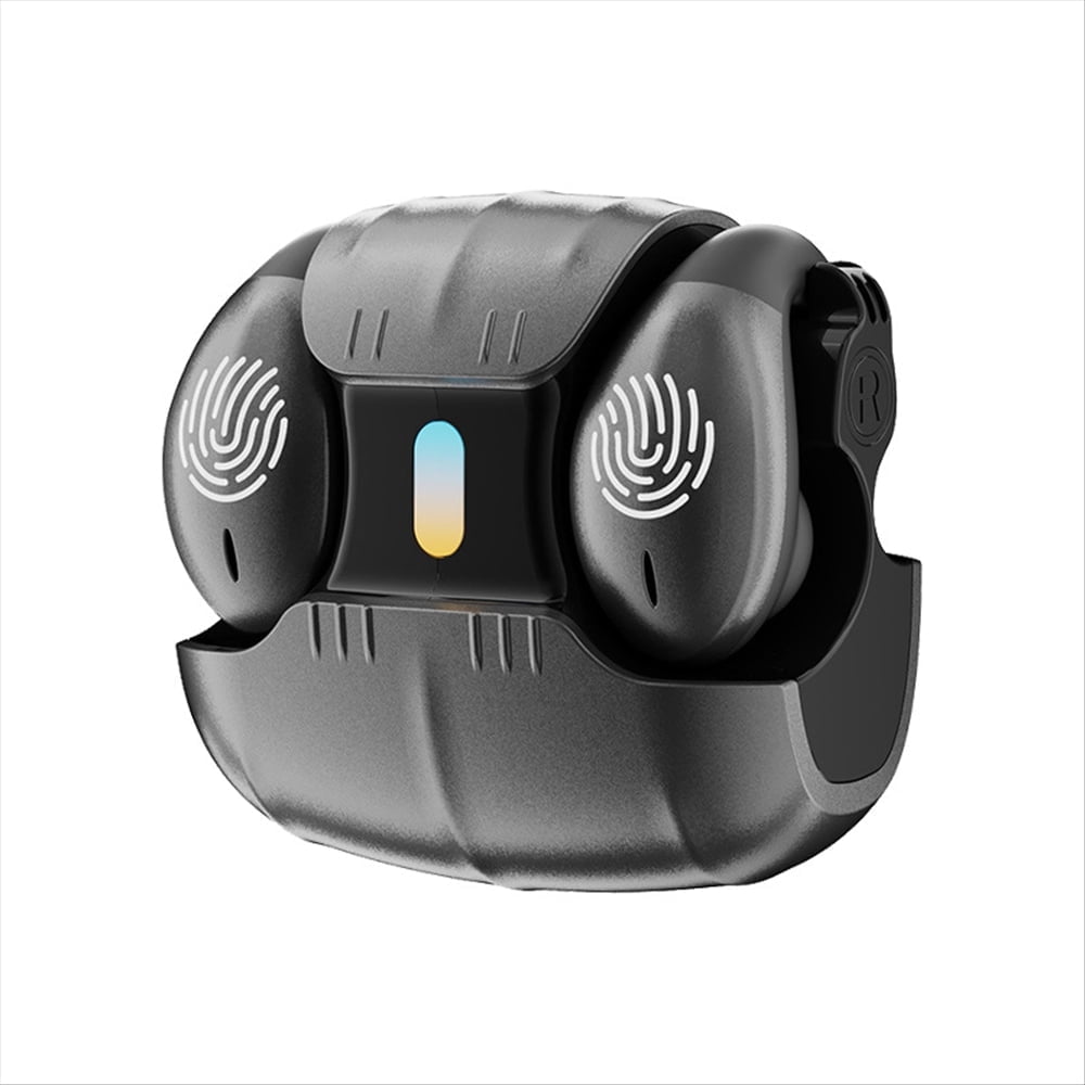 Aaronmei Auriculares Inalámbricos Bluetooth Conducción Ósea Abiertos Anc 60h Negro