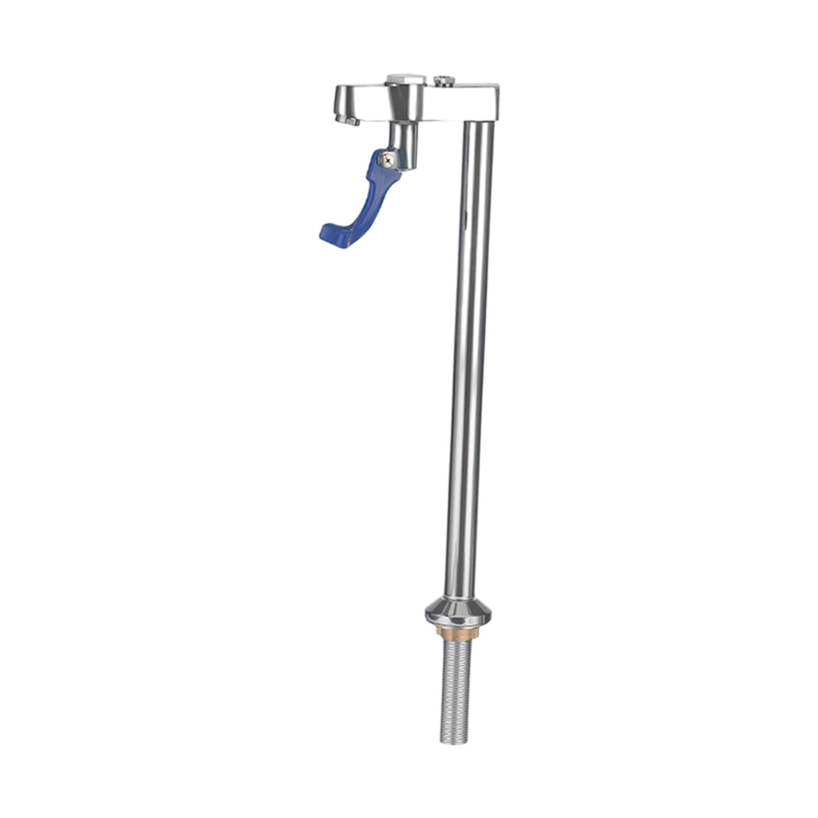 Magideal - Grifo De Llenado De Vidrio, Montaje En Cubierta, Dispensador De Agua De Cocina De Operación Manual Única Para Hoteles, Cafeterías, Lugares Públicos De 37cm Plata