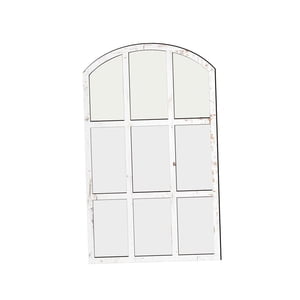Bothyi - Espejo De Pared Con Rejilla De Espejo De Ventana Arqueada Para Granja, Sala De Estar