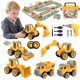 thumbnail image 1 of Camión de construcción Trovogil Take Apart Excavator para niños de 3 a 8 años, 1 of 6