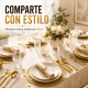 thumbnail image 5 of Juego de Cubiertos Dorados Luxe 24 Piezas con Maletín Premium para 6 Personas, 5 of 10